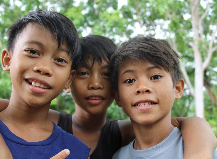 Buddies. Joshua (left), Jerome (middle) and Niño, all 12-year olds.